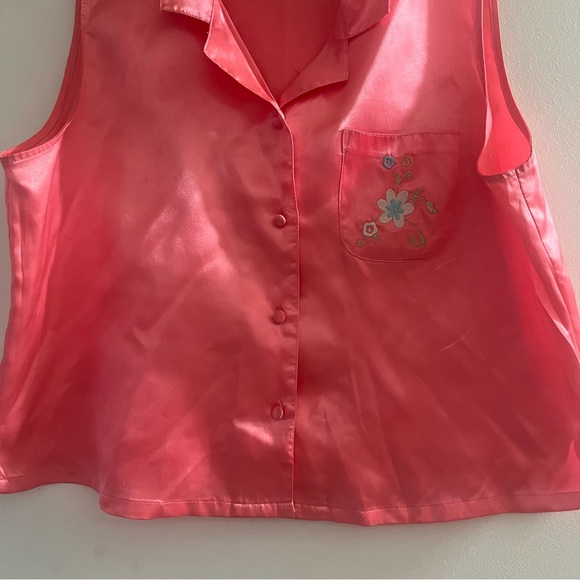 VINTAGE Classic Satin Pajama Short Set - Picture 3 of 10